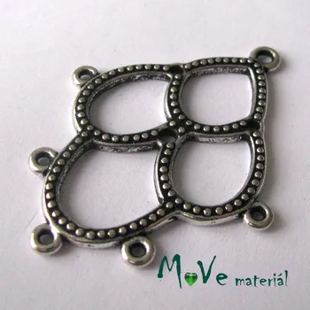 Ramínko Ramínko 33 x 40mm, 1ks, starostříbro