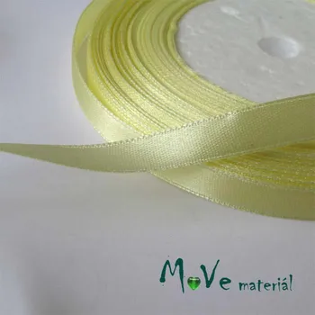 Stuha Stuha atlasová jednolící 9mm, 1m sv. žlutá