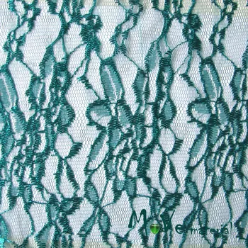 Krajka syntetická 150cm /50cm, tm. modrozelená