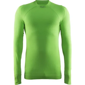 Pánské tričko Craft Warm CN dl. rukáv zelená