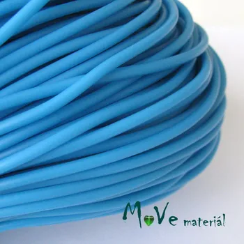 Příze Pryžová šňůra 3mm/1m, tyrkysová