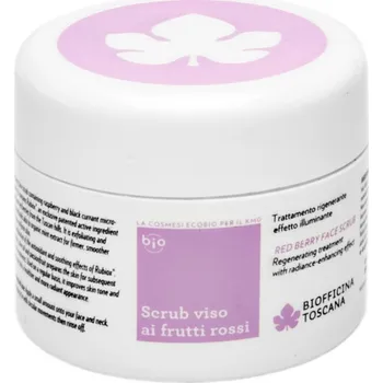 Pleťový peeling Biofficina Toscana Pleťový peeling z červených bobulí 100 g
