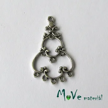 Ramínko Ramínko zdobené 35x19,5mm, 1ks, starostříbro