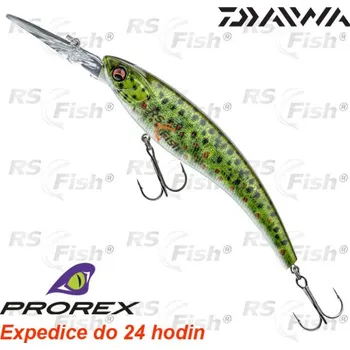 Umělá nástraha Daiwa PROREX Diving Minnow DR - barva Brown Trout