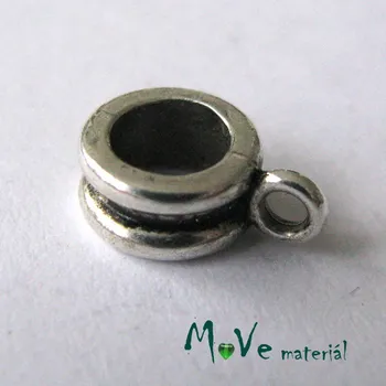 Dětské navlékací korálky Korálek kovový 12x8mm,1ks, starostříbro