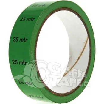 Výstražná páska Market TAPE - 25mtr PVC označovací páska na kabely zelená, návin 33m