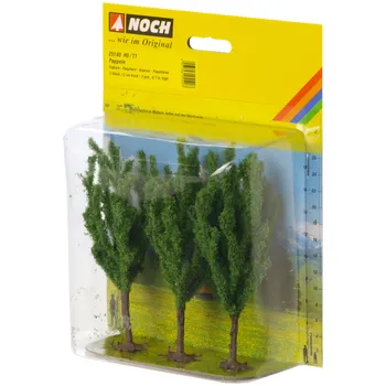 Modelová železnice Noch 25140 topol 3 ks H0/TT 1:100