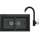 Sinks Amanda 860 DUO Metalblack + Sinks…