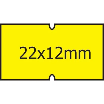 Papír Cenové etikety 22x12mm Cola-ply žluté