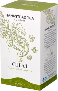 Čaj Hampstead Tea Chai zelený čaj s orientálním kořením bio 20 x 2 g