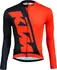cyklistický dres KTM Factory Team Race Spring dres s dlouhým rukávem černý/oranžový
