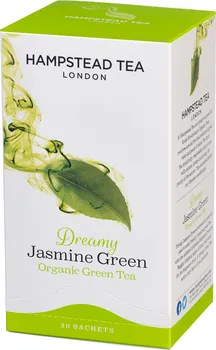 Čaj Hampstead Tea Zelený čaj s jasmínem a bergamotem bio 20 x 2 g