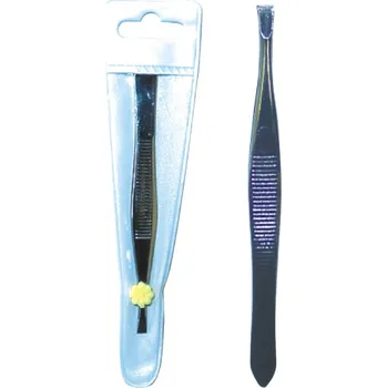 Kosmetická pinzeta Abella Pinzeta rovná, pouzdro 1 kus TW-7