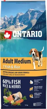 Krmivo pro psa Ontario Adult Medium Fish/Rice