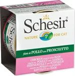 Schesir Cat konzerva kuřecí/šunka 85 g