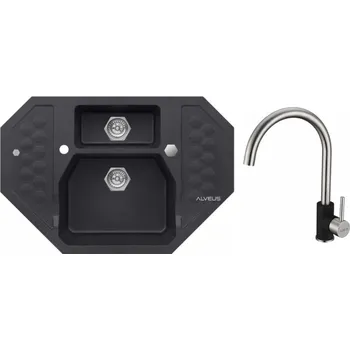 Granitový dřez Alveus Set Sensual 60 + Elza