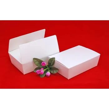 Dárková krabička Vanička na pralinky malá - bílá lesklá