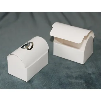 Dárková krabička Krabička 070505 Truhlička se stříbrnými prstýnky