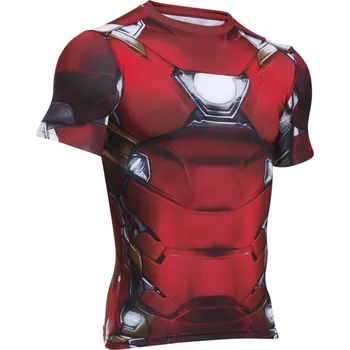 Pánské tričko Under Armour Alter Ego Iron Man Compression Shirt červené