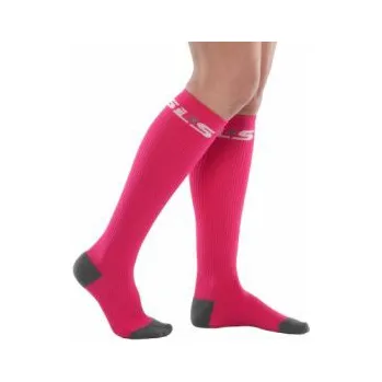 Pánské ponožky SLS 3 kompresní podkolenky růžové S/M; Růžová kompresní podkolenky + DÁREK DLE VÝBĚRU!