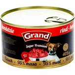 Grand Super Premium Dog konzerva hovězí
