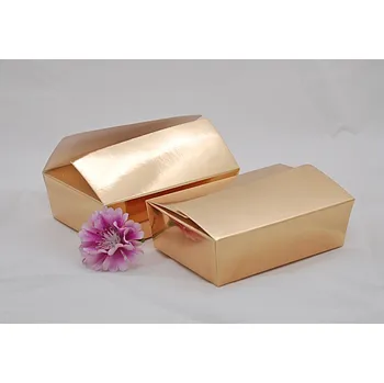 Dárková krabička Vanička na pralinky malá - zlatá