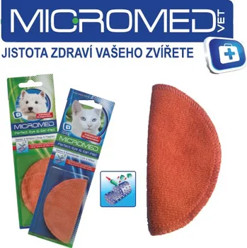 Kosmetika pro psa MICROMED Utěrky na oči a uši PES