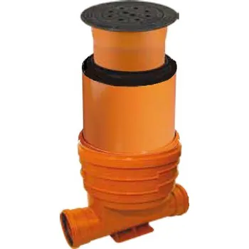 kanalizační vpusť OSMA kanalizační šachta DN400x1000 mm průchozí - pro KG 110 poklop odvětraný litina - 40t