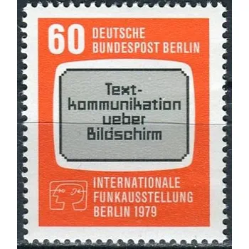 Poštovní známka Deutsche Bundespost Berlin (1979) MiNr. 600 ** - Berlín - západní - Mezinárodní radio výstava Berlín 1979
