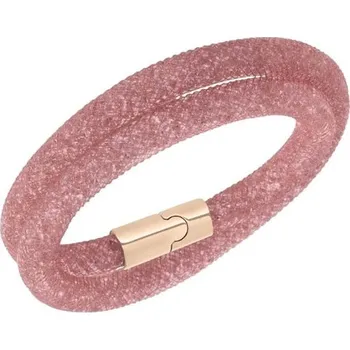 Náramek Swarovski Stardust Pink Double 5089853