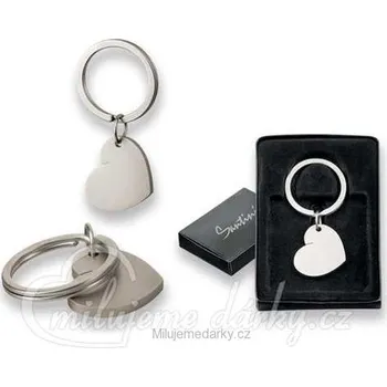 Přívěsek přívěsek na klíče Amore ve tvaru srdce