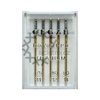 Příslušenství k šicímu stroji ORGAN 130/705H TITANIUM 5ks (75,80,90) Organ 5116000