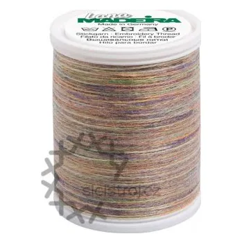 Galanterie Madeira Lana 9312 ombré - 200 m , vlněná vyšívací nit, Lana 9312 melír 3381 Madeira 9312