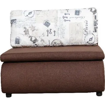 Křeslo Rozkládací křeslo Keny - hnědé