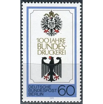 Poštovní známka Deutsche Bundespost Berlin (1979) MiNr. 598 ** - Berlín - západní - 100 let tiskárny