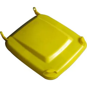 Popelnice Víko k plastové popelnici 240 l - žluté