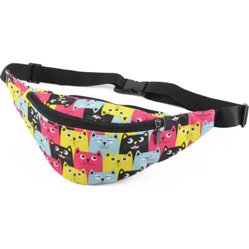 Peněženka Stylová univerzální ledvinka 31 COLORS CATS MyBestHome 22x11x7 cm