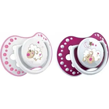 Lovi Night&Day silikonový dudlík 2 ks 0-3 m