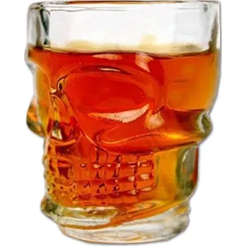 Sklenice Panák ve tvaru lebky