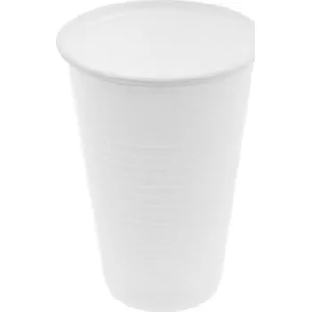 Jednorázové nádobí kelímek bílý 300 ml, 100 ks