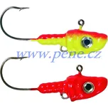 ICE fish Jig s očkem a 3D očima barvený 7g ICE fish