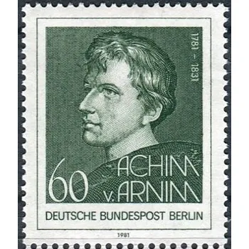 Poštovní známka Deutsche Bundespost Berlin (1981) MiNr. 637 ** - Berlín - západní - 200. narozeniny Achim von Arnim