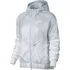 Dámská větrovka NIKE Windrunner Jacket bílo-šedá