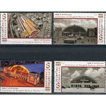 Poštovní známka Thailand post (2016) MiNr. 3601 - 3604 ** - Thajsko - Sté výročí hlavního nádraží v Bangkoku