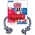 Hračka pro psa KONG Dental Medium s lanem 12 cm