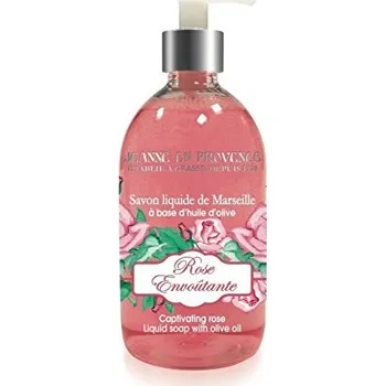 Mýdlo Jeanne En Provence tekuté mýdlo na ruce Okouzlující růže 500 ml