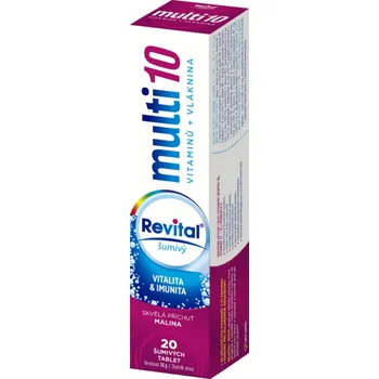 Revital Multi šumivé malina 20 tbl.