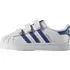 Chlapecké tenisky adidas Superstar Foundation CF I bílé/modré