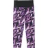 Dámské legíny adidas Wo 3/4 Hr Aop Tight fialová/černá