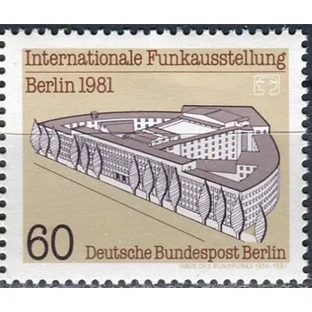 Poštovní známka Deutsche Bundespost Berlin (1981) MiNr. 649 ** - Berlín - západní - Mezinárodní veletrh Consumer Electronics (IFA), Berlín